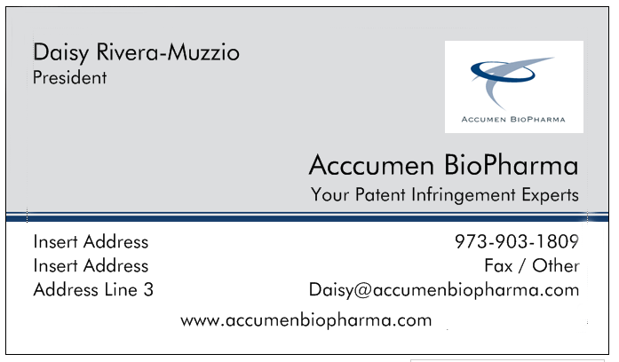 Acumen BioPharma Business Card Sample
