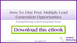 Download this eBook: One Post. Multiple Lead Generation Opportuntiites
