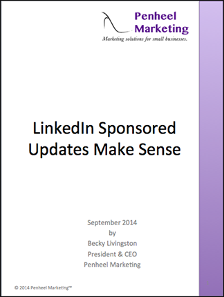 LinkedIn Sponsored Updates Make Sense cover