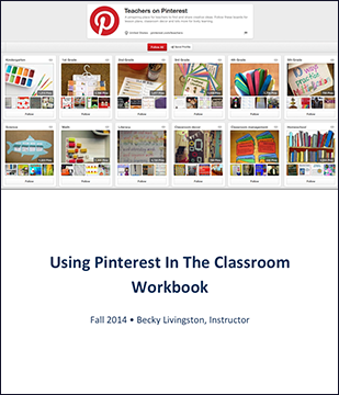 Pinterest-in-Education-Workbook-Cover Using Pinterest in the Classroom Workbook  