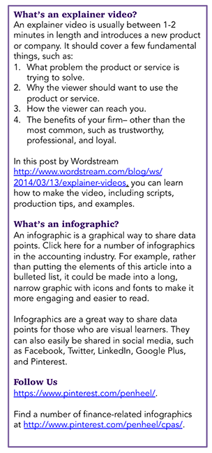 Sidebar Explainer video and infographic