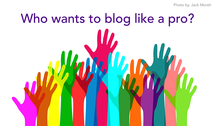who wants to blog like a pro?