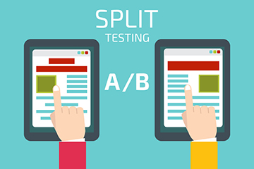 A/B split testing