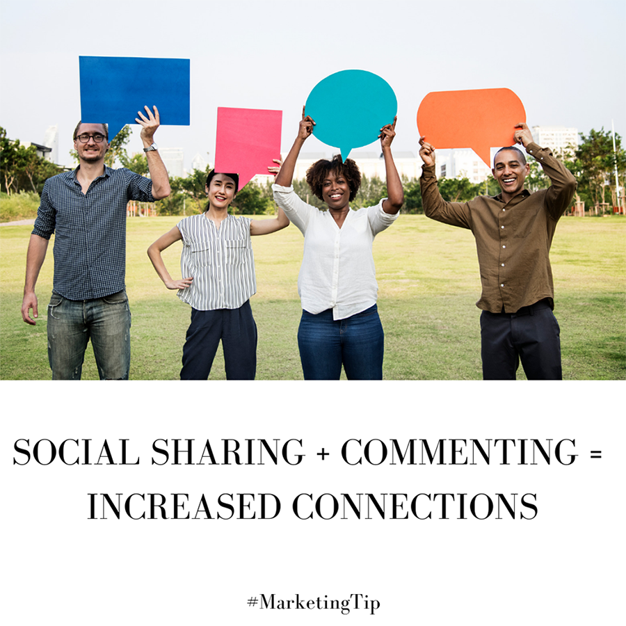 content sharing marketing tip linkedin