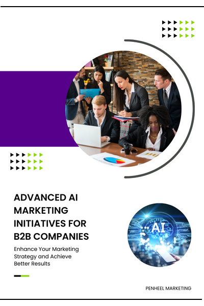AI-ebook-cover Advanced AI Marketing Initiatives for B2B Companies  