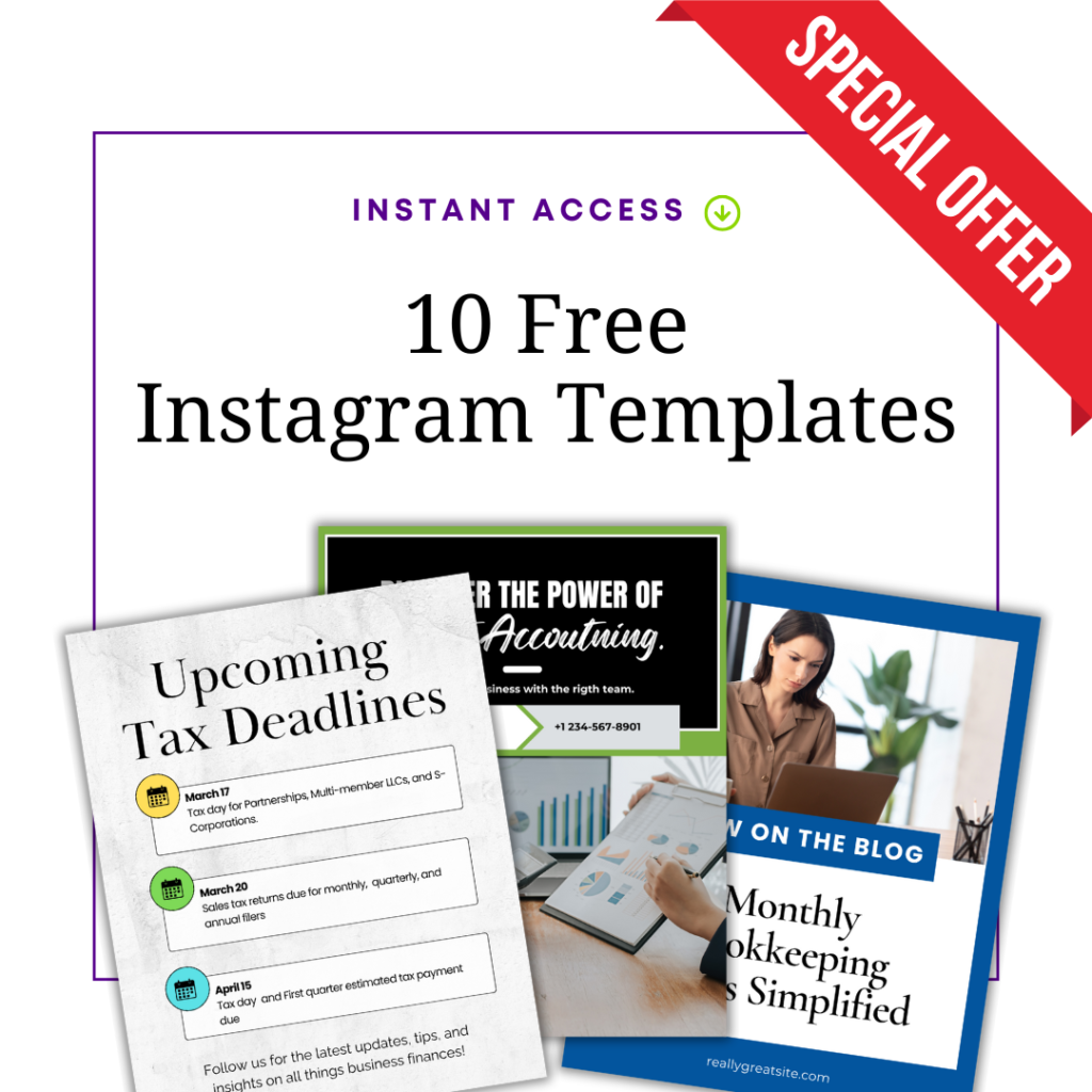 10-Free-Instagram-Templates-IG-1024x1024 10 Free Instagram Templates for CPAs  